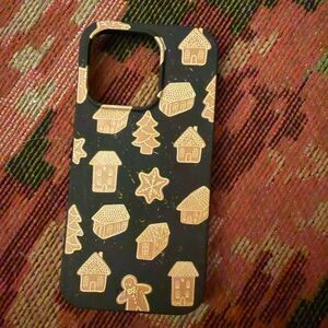 Festive Gingerbread Phone Case 16 pro